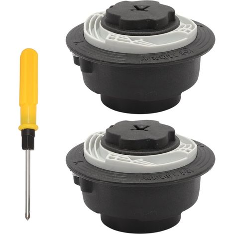 2x C6-2 Fadenschneidkopf Für Stihl Fs38 Fs40 Fs45 Fs46 Fs50 Fse60 Fse71 Fse81, Ersatzteil 40067102126 / 4006 710 2126, Trimmerkopf Zubehör