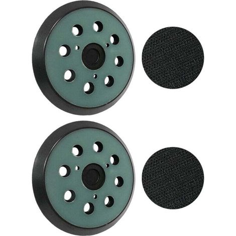 2 Schleifplatten Makita 125mm - 8 Löcher - Kompatibel Mit Bo5010/5030/5041, Dewalt Dw420/421 - Hochwertige Qualität