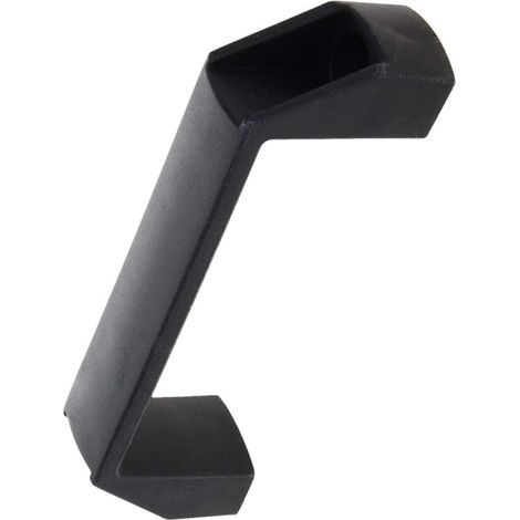 2 Industrielle Schrankgriffe, Lochabstand 120 Mm, Für Maschinentüren, Werkstatt, Garage, Fertigung, Aus Schwarzem Aluminiumlegierung, Ohne Schrauben