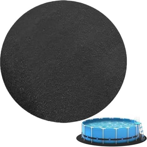 Bodenmatte Für Pool - 4 X 4 M Robuste Und Reißfeste Schutzplane, Universelle Bodenmatte Für Aufblasbare Und Frame-pools Sowie Whirlpools, Rund/rechteckig