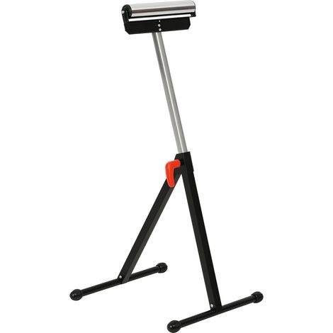 Faltbarer Werkstattwagen Mit Rollen, Höhenverstellbarer Ständer Von 68 Bis 110 Cm, Maximale Traglast 90 Kg, Schwarz