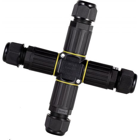 Wasserdichter 4-poliger Kabelstecker Für Kabel Mit Einem Durchmesser Von 9-12 Mm, Außenanschlussdose.