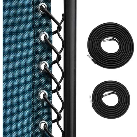 Universelle Ersatzkordeln Für Zero-gravity-stühle (4 Stück), Reparaturwerkzeug Für Zero-gravity-liegestühle, Bungee-stuhl (schwarz) - Rapanda