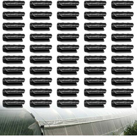 Gewächshaus Rohr Folienclip Clips Gartenbau Pflanze Kunststofffolie Netzrohr Fester Verbinder Zubehör Werkzeuge Gewächshaus Für Garten-gewächshaus Tunnel Oberfläche Planen 25mm Gewächshausclips