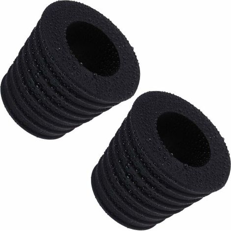 2er-set Keile Für 3,8 Cm Sonnenschirme, Kegelförmige Stützen Für Terrassentische Mit Öffnungsdurchmesser Von 50 Bis 69 Mm (2 Stück, Schwarz) - Liaiki