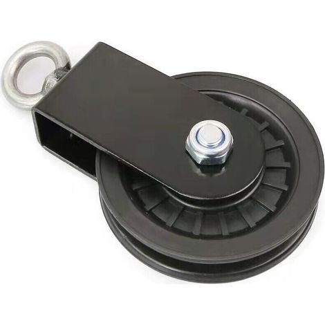 Ahlsen Leise 90 Mm Nylon-kabelrollen, 360-grad-zugrad, Befestigung Für Hebelatten-rollensystem, Hebeblöcke, Heimfitnessgeräte