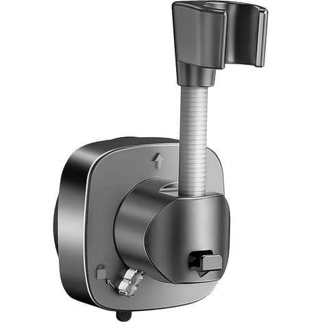 Duschhalterung Mit Saugnapf, 360° Drehbar, Ohne Bohren, Verstellbar, Maximale Belastbarkeit: 10 Kg, Einfache Installation In Wenigen Sekunden, Rutschfester Und Rostbeständiger Halter