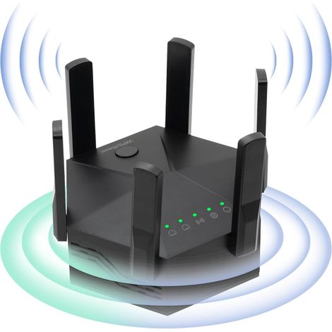 Wlan-signalverstärker, Dual-band-wlan-verstärker Mit 1200 Mbit/s, Heim-wlan-signalverstärker Zur Wlan-erweiterung