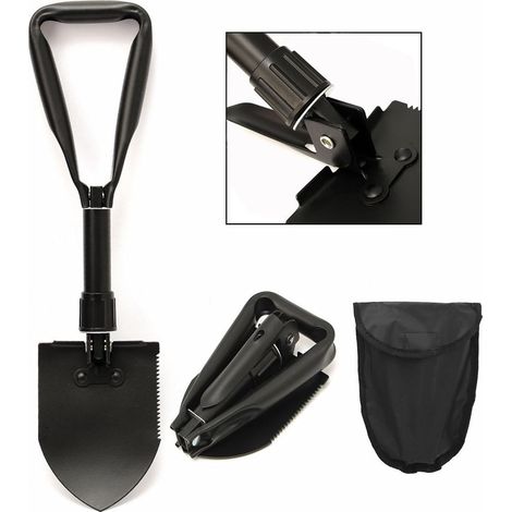 Multifunktionale Militärische Schaufel, Klappbare Metall-pickhacke, Mini-survival-werkzeug Für Camping, Wandern Und Garten
