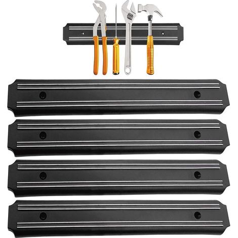 Magnetische Werkzeugleiste, 4-teilig, 33 Cm X 5 Cm, Magnetische Werkzeugleiste Für Werkzeuge, Magnetisches Paneel, Magnetische Leisten Für Werkzeuge
