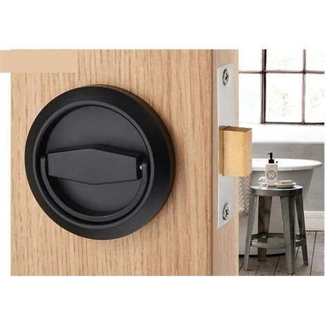 Eingelassene Edelstahl-griffplatte Ohne Schlüssel Für Den Außenbereich, Home Hardware, 1 Stück, Schwarz