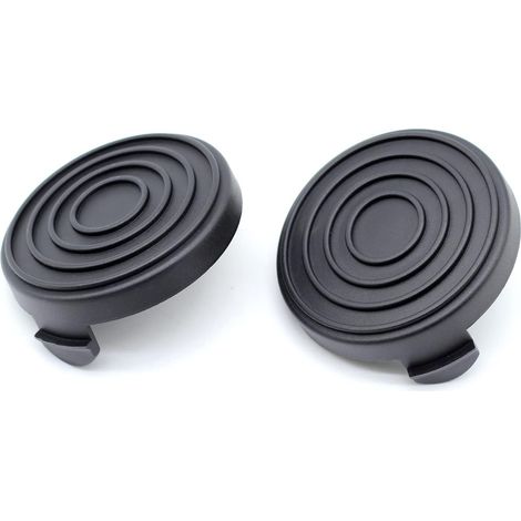 Set Von 2 Spulenabdeckungen Kompatibel Mit Gardenline Glr Glt, Einhell Gc-et 4530 Schwarz Set