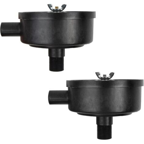 Schalldämpfer-zubehör Für Luftkompressoren, Mit 1/2 Zoll (20 Mm) Außengewinde Und Kunststoffgehäuse, Für Luftkompressor-tanks, 2er-pack.
