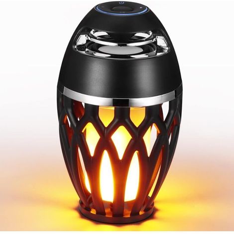 Bluetooth-lautsprecher Mit Led-flammenlicht, Wasserdichter Kabelloser Lautsprecher, Tragbarer Bluetooth-lautsprecher Als Geschenk Für Jugendliche, Mädchen, Jungen, Frauen Und Männer