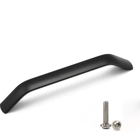 Qrity 10er-set Türgriffe Und Knöpfe Für Küchenschränke, Schubladen, Schlafzimmermöbel, Ziehweite 160 Mm, Sandstrahlverfahren