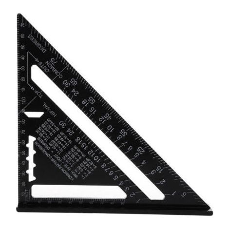 Multifunktionales Tischlerwinkel, Metall-dreieck Aus Aluminium, Winkelmaß Mit Anschlag Und Winkelmesser, 45- Und 90-grad-winkel / Werkzeug Für Zimmerleute / Werkzeug Zum Anreißen Und Führen In Der Hol