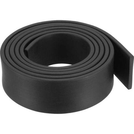 Rechteckiges Dichtungsband Aus Festem Gummi, 25 Mm Breit, 3 Mm Dick, 1 Meter Lang, Schwarz