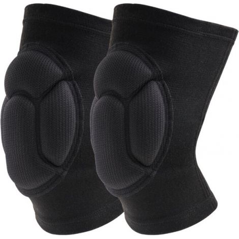 Professionelle Knieschoner Für Die Arbeit, Komfortable Kniepolster Für Abrasive Böden Beim Gärtnern, Bauen Und Tanzen, 1 Paar Elastische Stoßdämpfende Schaumstoffpolster (l, 42-48 Cm)