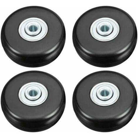Rollen Für Reisekoffer, Kofferrollen-reparatur, Schwere Last 50mm, Leise Gummirollen, Universelle Drehbare Ersatzräder, 4 Stück Für Koffer/gepäck/rucksack/reisen