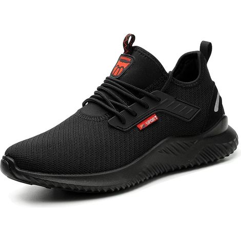 Sicherheitschuhe Herren Damen Leicht Sicherheitssneaker Arbeitsschuhe Mit Stahlkappe Rutschfeste Baustellenschuhe, 44