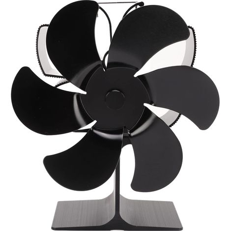 Kaminventilator, Thermodynamischer Kaminofen-ventilator, Schmetterlingsförmiger Heizofen-ventilator - 15x11x19cm