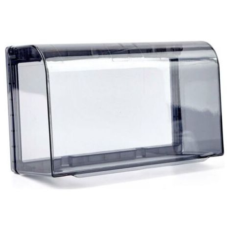 Wetterfeste Abdeckung Für Außensteckdose - Schwarz, 202 X 121 X 75 Mm Fliti