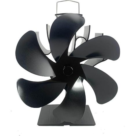 Ofenventilator, 6 Flügel, Kaminventilator, Intelligenter Ofenventilator Für Holzöfen, Der Zu Einer Schnelleren Erwärmung In Wohnräumen Beiträgt