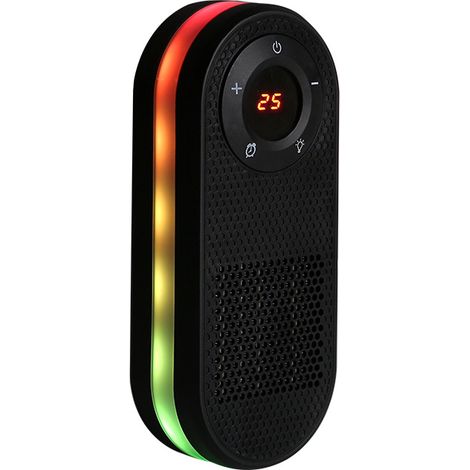 Tischheizung, Schwarz, 9521,5 Cm, Kleine Haushaltsheizung, Ptc-heizung, Leise Elektroheizung, Digitale Anzeige.