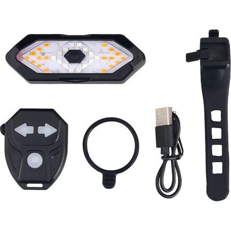 Rücklicht, Brems-/blinklicht, Led-rücklicht Für Mountainbike, Wasserdichtes Usb-aufladbares Fahrrad-rücklicht Für Sicherheits-blinker Hinten