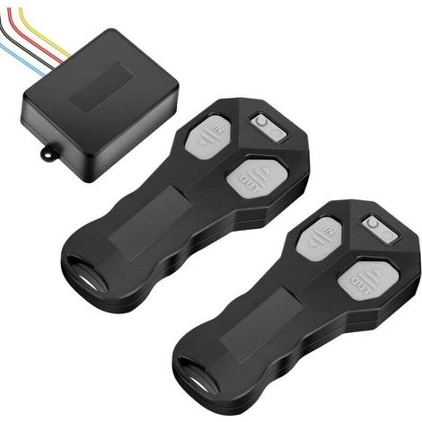 Zoternen Universelle Funkfernbedienung Für Winden, Doppelsteuerung, Funkhandschalter, 12 V-24 V Rf-fernbedienung, 30 M Reichweite, Kompatibel Mit Warn, Ramsey, Superwinch, Smittybilt, Gorilla