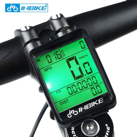 Messrad, Kilometerzähler Und Tachometer – Kabelloser Fahrradcomputer Ip54 Mit Hintergrundbeleuchtung, Geschwindigkeitsmesser, Kilometerzähler Und Strecken-stoppuhr