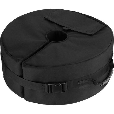 Gewichtssack Für Terrassen-parasol, 46 Cm Abnehmbarer Runder Sand-basisständer, Wetterfester Gewichtssack Für Parasol, Passend Für Freitragende, Versetzte Schirme, Schirmständer Oder Fahnenmasten