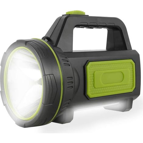 Ultra-starke Wiederaufladbare Led-taschenlampe, Usb, 135000 Lumen, 6000 Mah, Mit Seitenlicht, Wasserdichte Hochleistungs-taschenlampe Für Notfälle, Wandern, Camping, Jagd