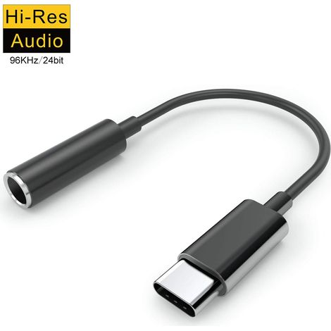 Usb-c-kopfhöreradapter, Usb-c-auf-3,5-mm-klinkenadapter Mit Dac-chipsatz, Kompatibel Mit Ipad Pro 2018, Pixel 3/2 Xl, Htc U11/u12+, Huawei P20 Pro/mate 20 Pro/p