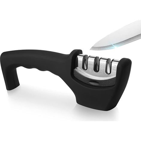 Professioneller Manueller Messerschärfer, Messerschärfwerkzeug Mit Ergonomischem Griff Und Rutschfester Basis