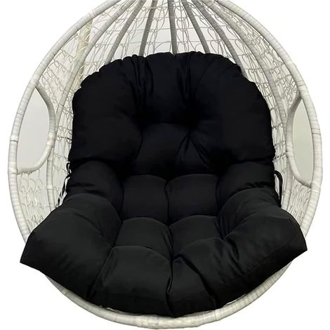 Eiförmiges Stuhlpolster, Abnehmbares Hängesesselkissen, Hängematten-stuhlkissen, Ersatzkissen Für Gartenschaukel, Wasserdichtes Schaukelkissen In Eiform