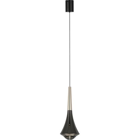 Licht Mit Fokussiertem 7w Led-schienenstrahler, Einziehbar, Moderner Schwarzer Perlenschwarz-aufzug, Höhenverstellbare Pendelleuchte, Akzent-downlight 3000k, Linear Für Esszimmer, Dachschrägen