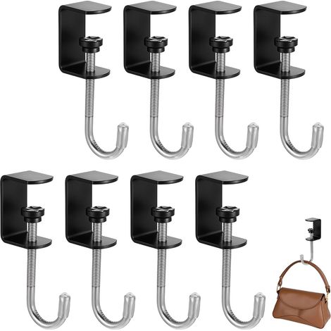 Büro-klemmhaken, Verstellbarer Metall-halter Zum Aufhängen Von Taschen, Kopfhörer-haken, Handtaschen-organizer, Hängeclip Zur Platzersparnis