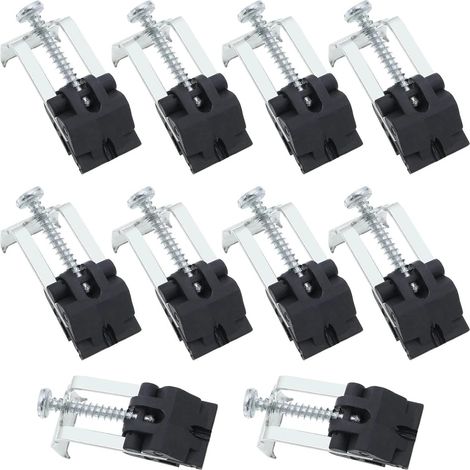 10 Stück Clips Für Einbau-spülbecken – Robustes Befestigungsset Für Küchen-/waschbecken – Verstellbarer Winkel, Einfache Installation – Widerstandsfähiger Stahl (langlebig, Universell)