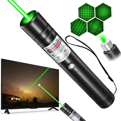 Multifunktionale, Wiederaufladbare Hochleistungs-taschenlampe Mit Großer Reichweite. Geeignet Für Fernseher/led/lcd-bildschirme. Taktische Taschenlampe Für Büro, Camping, Astronomie Und Baustellen.