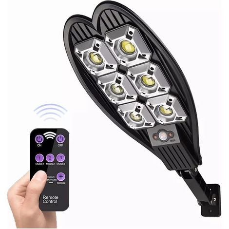 108cob Solar-led-lampe Wasserdicht Mit Fernbedienung Pir-bewegungsmelder Solarlampe Für Garten Sicherheit Wandmontage