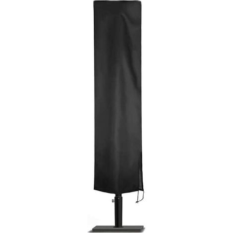 Wasserdichte Schutzhülle Für Sonnenschirm Aus 210d Oxford-stoff (240 X 57 X 57 Cm), Schwarz - 1 Stück