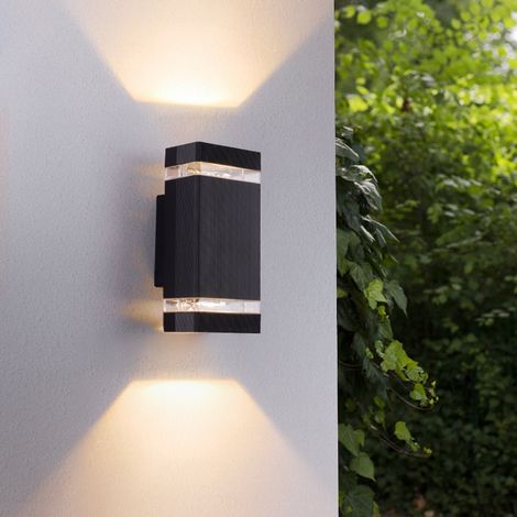 Außenwandleuchte, Sandfarbene Schwarze Außenwandlampe, Wasserdicht Ip65, Außenbeleuchtung Für Haus, Veranda, Garage-eingangstür