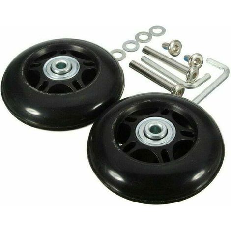 Ersatzrollen-set Für Koffer (2 Stück) – Durchmesser 40 Mm, Breite 18 Mm – Robuste Monobloc-konstruktion – Leise Und Universell Einsetzbar – 40 Mm × 18 Mm