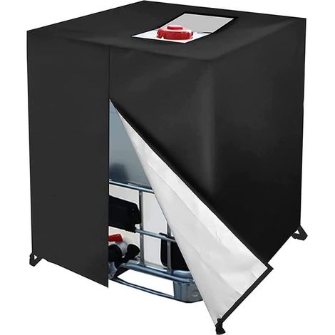 Deckel Für 1000l Ibc-tank, Wasserdichter Deckel Aus 210d Oxford-gewebe Für Wassertanks, Robuster Ibc-eimerdeckel Mit Reißverschluss