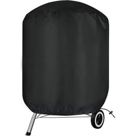 Weber Grillabdeckung, Weber Grillaußenabdeckung, 420d Oxford Wasserdichte Runde Grillabdeckung Für Weber, Schwarz (φ71x79cm)