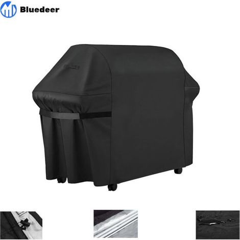 Gasgrill-schutzabdeckung, Rechteckige Outdoor-grillplane 145 X 61 X 117 Cm, 210d Wasserdichte Plancha-hülle, Uv-beständig Und Wasserdicht Für Weber, Holland, Jennair, Campingaz Usw. Grill- Und Plancha