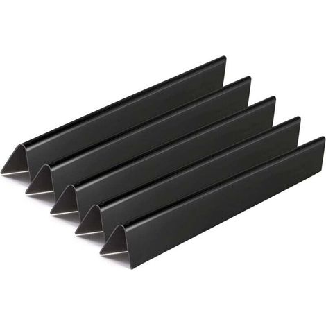 7536/7537 57cm Hitzeblech Aus Porzellanbeschichtetem Stahl Für Weber Spirit E310, E320 (mit Seitlichen Brennerknöpfen, 2007-2012), Für Spirit 700, Weber 900, 5er-pack