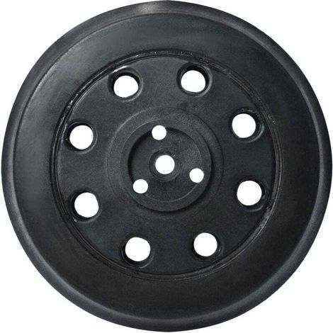Enowelir Harte Schleifplatte Ø 125 Mm Kompatibel Mit Bosch Pex 12, Pex 125 Und Pex 400 A, Runde Auflage Mit 8 Löchern