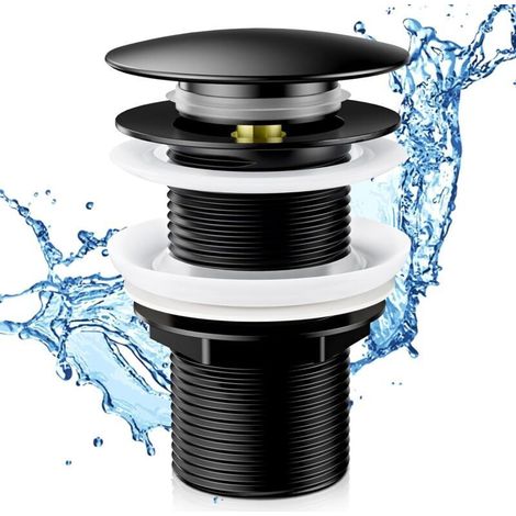 Pop-up-waschbeckenablauf Ohne Überlauf – Norm G 1¼ (32 Mm), Dicht Mit Gummidichtung, Universell Für Badezimmer, Küche Und Spüle